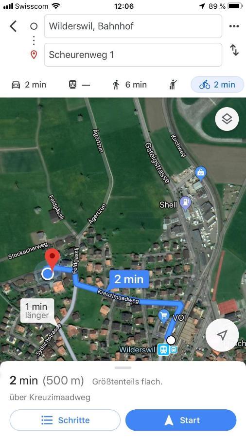S&P Mountain View Apartment 1 Wilderswil Zewnętrze zdjęcie